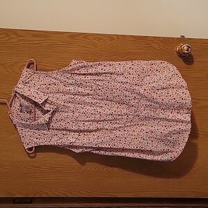 Wrangler Red and Blue Floral Top